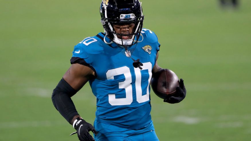 Jaguars running back James Robinson.