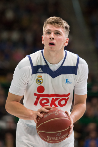 Doncic with EuroLeague team, Real Madrid Balencesto, in 2016.