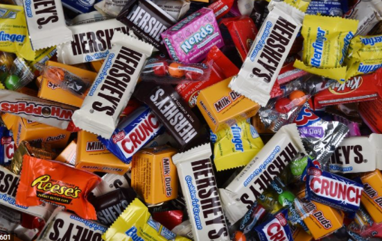 Trick-or-treaters come home on Halloween night with an assortment of delicious candy treats. - Photo by Daily Herald