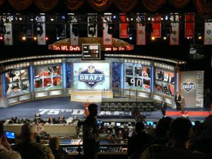 The set of the NFL Draft in 2010.