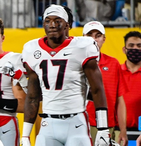 Georgia linebacker Nakobe Dean, arguably the best linebacker in the 2022 NFL Draft class. 