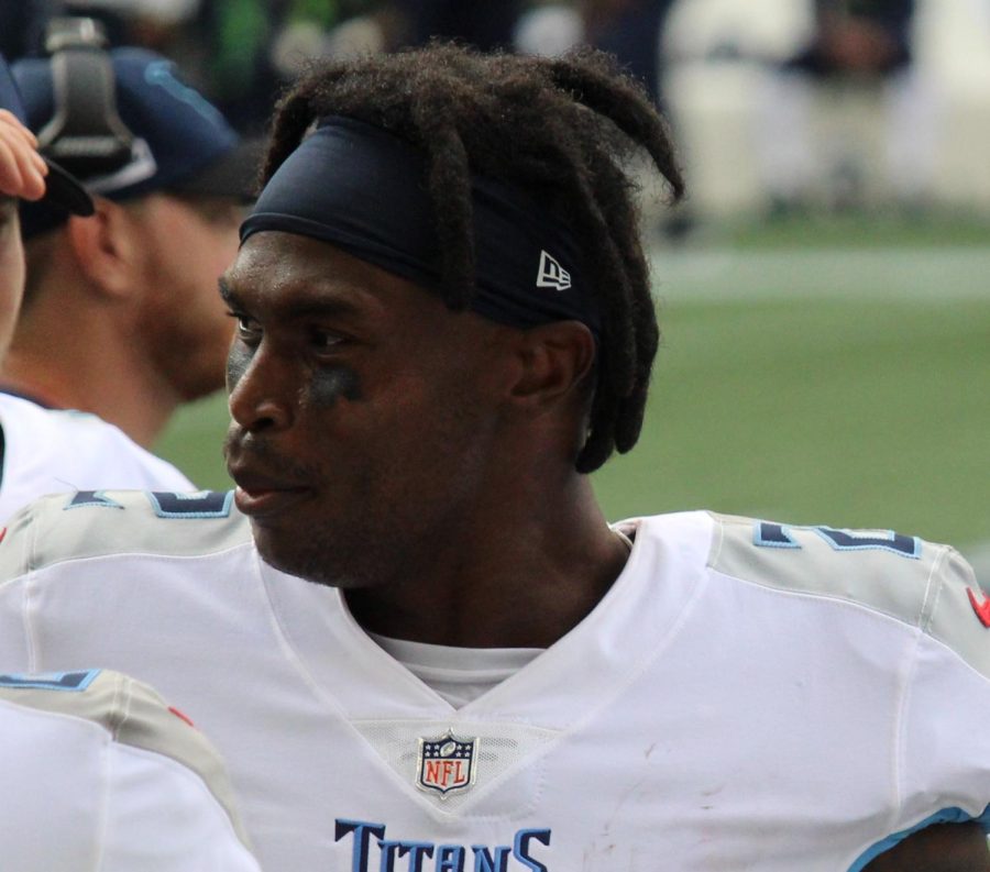 Jones with the Titans in 2021.