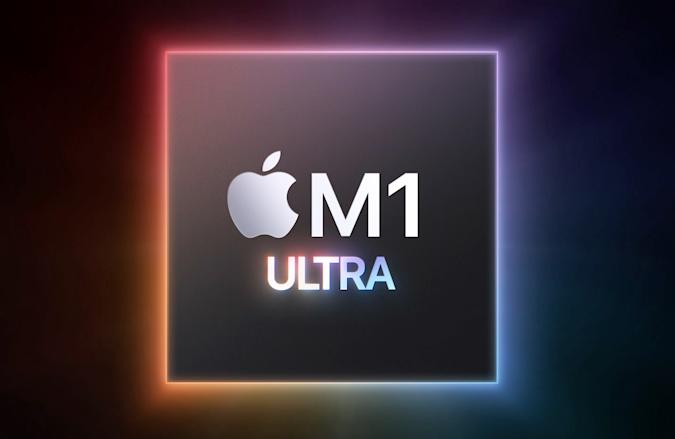 Apple unveiled its M1 Ultra chip at the Peek Performance event. - Photo by Apple