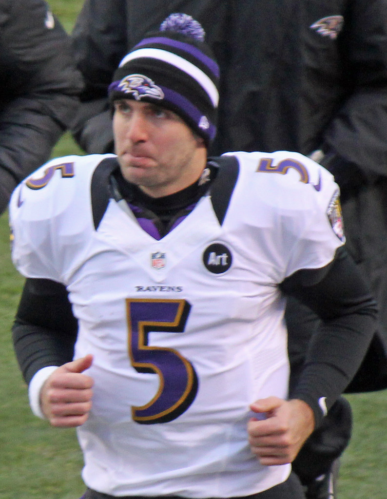 Current Jets quarterback Joe Flacco with the Baltimore Ravens.