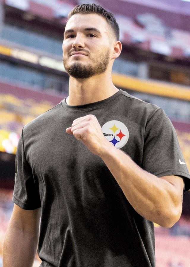 Steelers quarterback Mitch Trubisky.