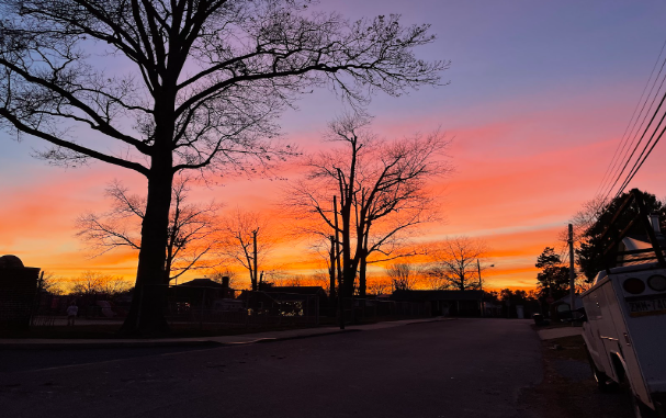 Beautiful sunset in Hummelstown, PA.