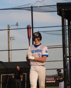 Strohm getting ready to blast a home run out of the park