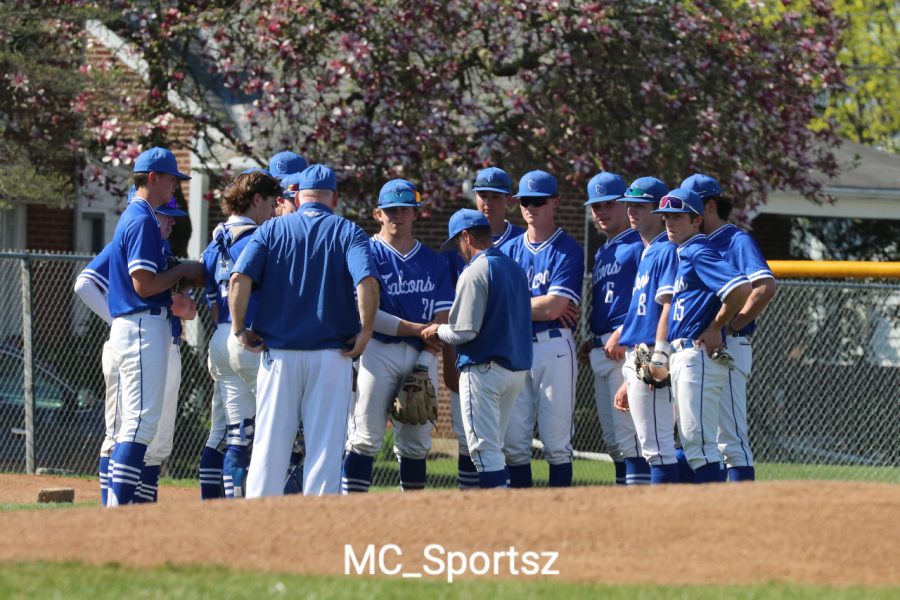 Coach Kulina preparing the diamond falcons against the Carlisle Thundering Herd.