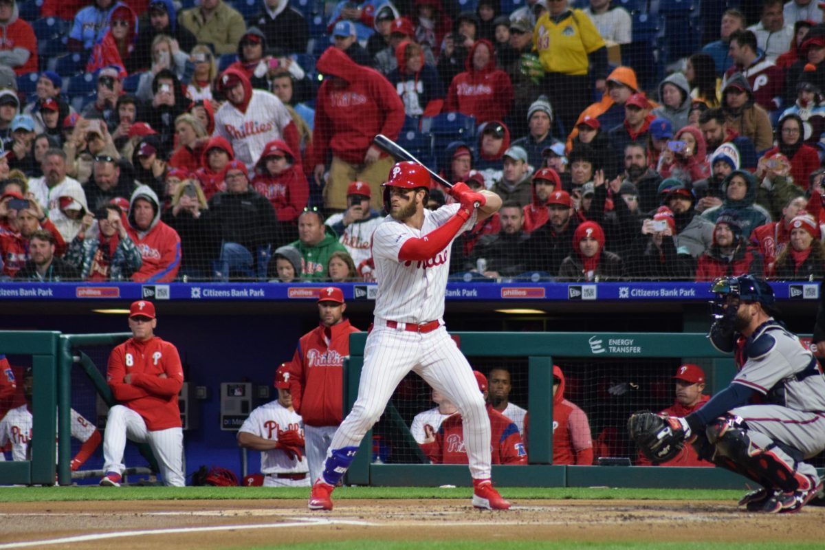 Bryce Harper up at bat.