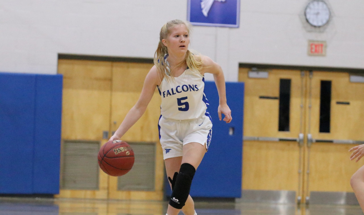 Lower Dauphin junior Janae Swartz in a 2022 game against Hershey. Swartz and the Falcons look for their first win of the season against Cedar Cliff Tuesday, Dec. 12.