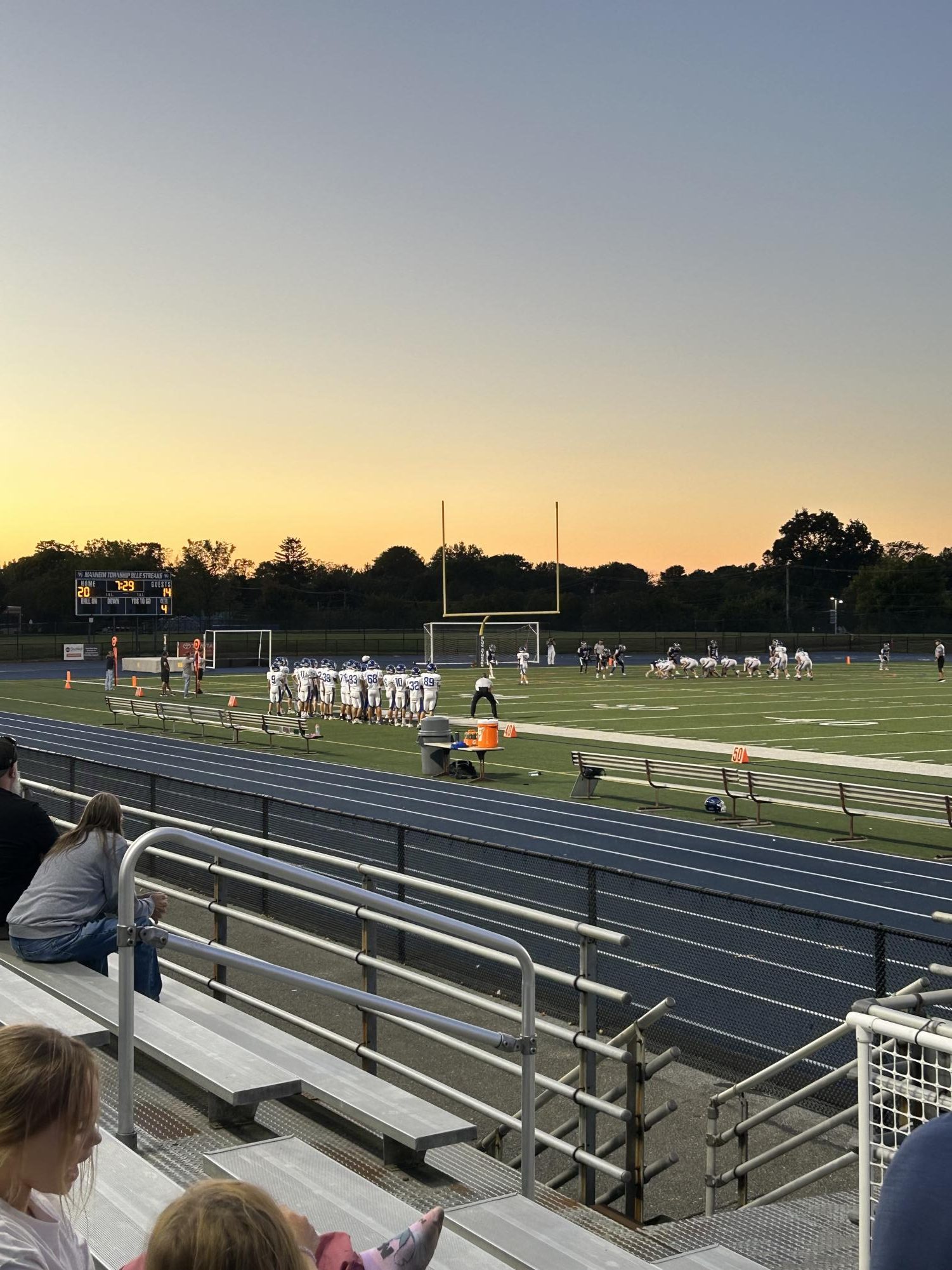 Freshmen Football Take on Blue Streaks