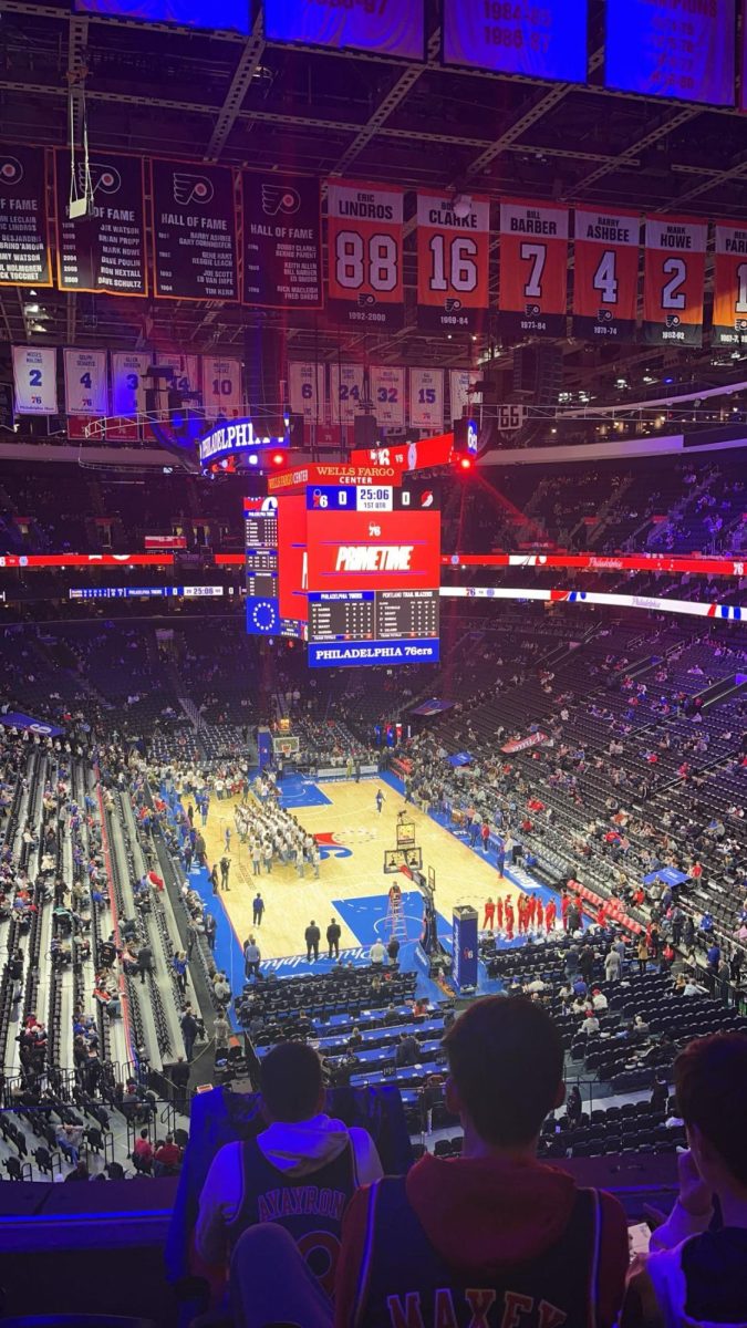 76ers home court. The 76ers will play the New York Knicks starting tonight.